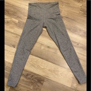 Champion leggings black/white knit stretch legging, great feel/fit, size small